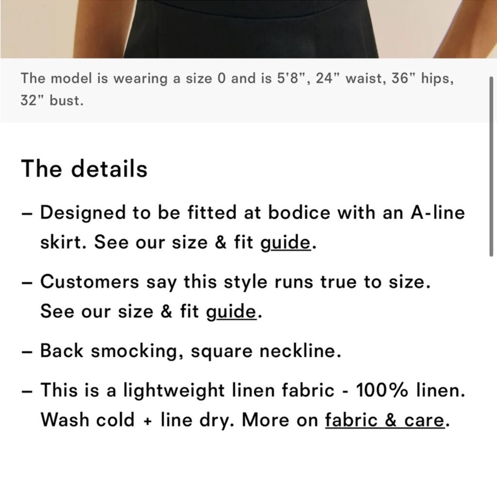 Reformation Elegant Black Mini Dress - Picture 4 of 6